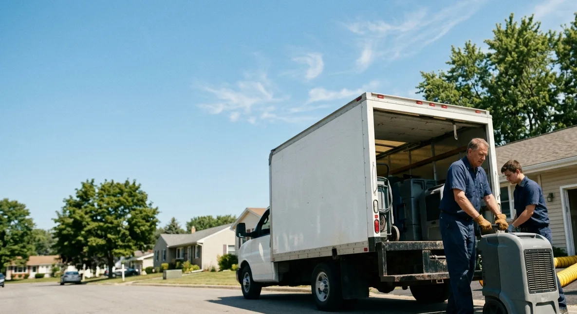 Water Damage Cleanup in Denton, KS near me